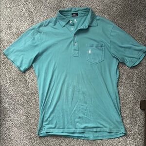 johnnie-O Aqua Pocket Polo Shirt - Medium